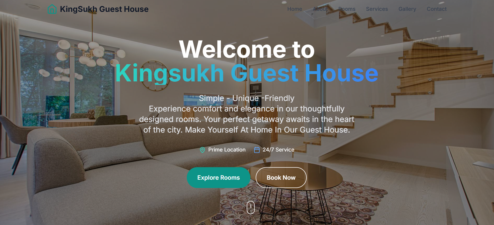 King Sukh Guest House Website